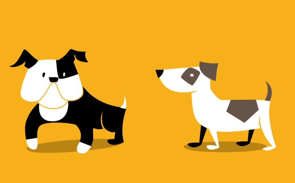 Two dogs